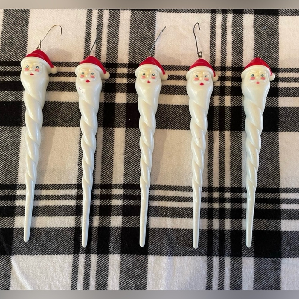 Vintage icicle ornaments